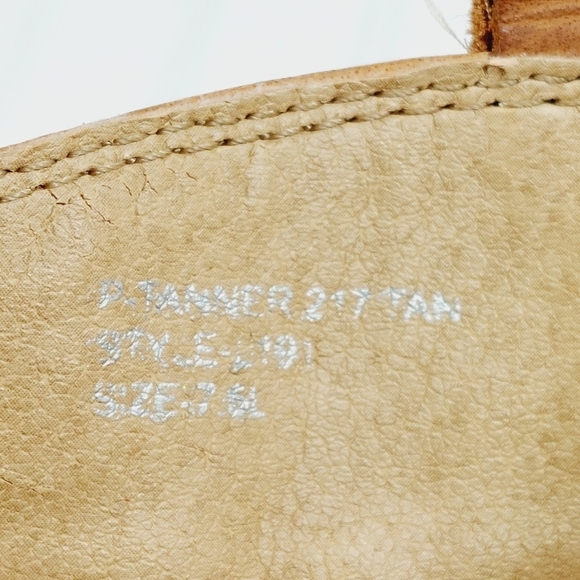 Steve Madden Leather Tan Buckle Strap Detail Slouchy Block Heel Ankle Boots D793 - Picture 10 of 14